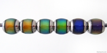 6 x 7mm Mirage Semiround Color-changing Mood Beads | Thermosensitive Specialty Beads