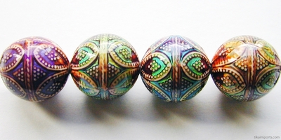 17mm Mirage Opulent Arches Color-changing Mood Bead | Thermosensitive Specialty Beads