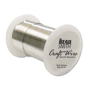 Craft Wire 18 gauge round silver | Metal Wire