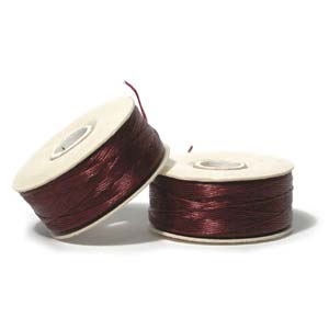 size D maroon Nymo Thread | Nymo Thread