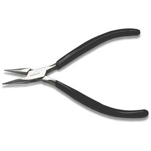 super fine chain nose plier  4.5 inch black | Tools