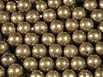 6mm Round Pyrite Stone Bead - Rich Gold | Fool's Gold | Natural Semiprecious Gemstone