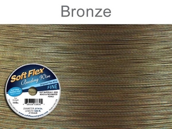 .014 (thin), 21 strand golden bronze Soft Flex Wire | Soft Flex Wire