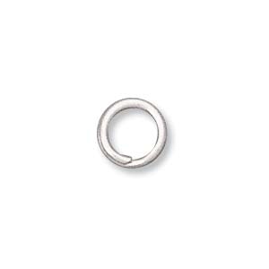 6mm Splitring Jumpring - Nickel Plate Finish - 24 Pack | Base Metal Jumprings | Findings for Making Jewelry