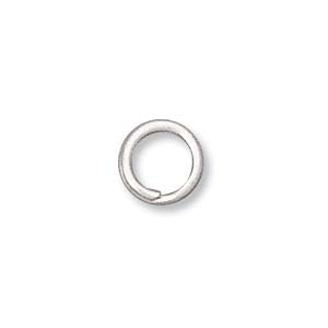 6mm Splitring Jumpring - Nickel Plate Finish - 144 Pack | Base Metal Jumprings | Findings for Making Jewelry
