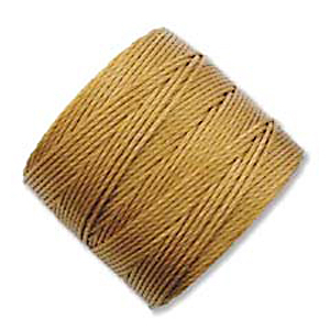 .5mm, extra-heavy #18 gold Superlon bead cord | Superlon bead cord