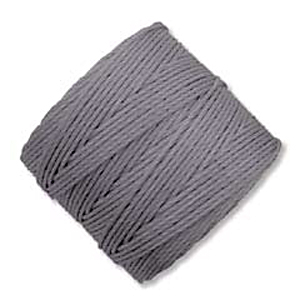 .5mm, extra-heavy #18 grey Superlon bead cord | Superlon bead cord