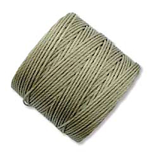 .5mm, extra-heavy #18 khaki Superlon bead cord | Superlon bead cord