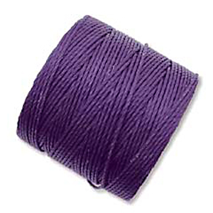 .5mm, extra-heavy #18 purple Superlon bead cord | Superlon bead cord