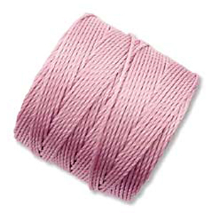 .5mm, extra-heavy #18 rose Superlon bead cord | Superlon bead cord