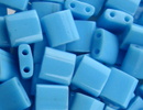 Japanese Miyuki Tila Bead - Turquoise Blue - Opaque Finish | Glass Seed Beads