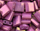 Japanese Miyuki Tila Bead - Dark Orchid - Opaque Luster Finish | Glass Seed Beads