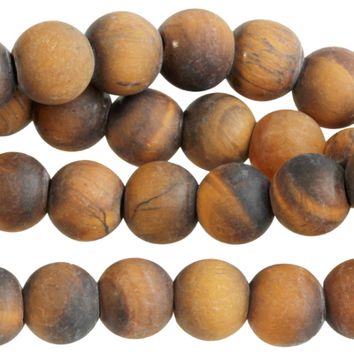 Tiger Eye 8mm round rich golden brown | Gemstone Beads