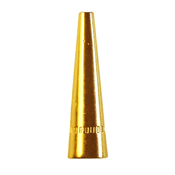 1 Inch Base Metal Cone - Gold - 12 Pack | Findings for Making Jewelry