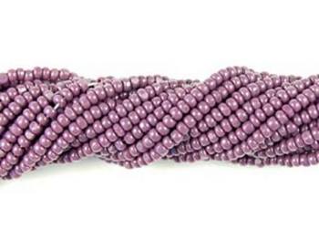 Czech Charlotte Glass Seed Bead Size 13 - Dark Purple - Opaque Finish