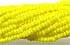 Czech Charlotte Glass Seed Bead Size 13 - Light Yellow - Opaque Finish