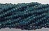 Czech Charlotte Glass Seed Bead Size 13 - Dark Dark Green AB - Opaque Iridescent Finish