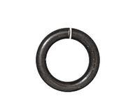 Image brass 8mm with 5mm I.D. - 16g open jumpring jumpring gunmetal black oxide