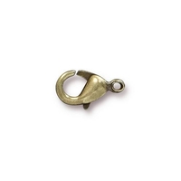 Image brass 7 x 12mm lobster claw clasp antique brass finish