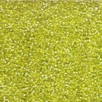 Image Seed Beads Miyuki Seed size 11 chartreuse silver lined