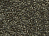 Image Seed Beads Miyuki Seed size 11 light grey silver lined