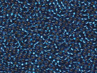 Image Seed Beads Miyuki Seed size 11 capri blue silver lined