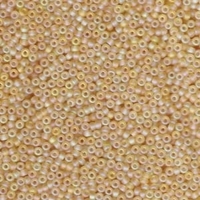 Image Seed Beads Miyuki Seed size 11 light topaz ab transparent iridescent matte