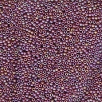 Image Seed Beads Miyuki Seed size 11 light brown ab transparent iridescent matte