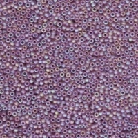 Image Seed Beads Miyuki Seed size 11 light amethyst ab transparent iridescent matte