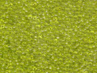 Image Seed Beads Miyuki Seed size 11 chartreuse transparent