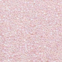 Image Seed Beads Miyuki Seed size 11 pale pink ab transparent iridescent matte
