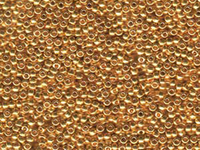 Image Seed Beads Miyuki Seed size 11 24k gold plate metallic