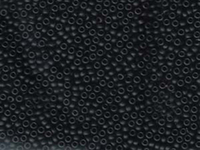 Image Seed Beads Miyuki Seed size 11 black opaque matte