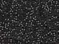 Image Seed Beads Miyuki Seed size 11 black opaque semi-matte