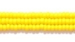 Image Seed Beads Czech Seed size 11 dark yellow opaque matte
