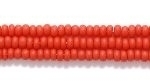 Image Seed Beads Czech Seed size 11 dark red opaque matte