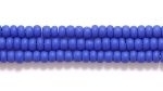 Image Seed Beads Czech Seed size 11 royal blue opaque matte