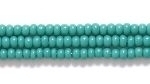 Image Seed Beads Czech Seed size 11 blue green opaque