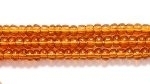 Image Seed Beads Czech Seed size 11 dark topaz brown transparent