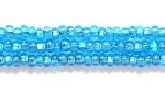 Image Seed Beads Czech Seed size 11 dark aqua silver lined