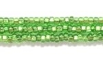 Image Seed Beads Czech Seed size 11 light green silver lined