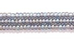 Image Seed Beads Czech Seed size 11 grey transparent iridescent