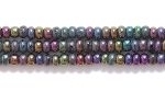 Image Seed Beads Czech Seed size 11 purple opaque iridescent