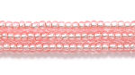 Image Seed Beads Czech Seed size 11 light pink silver lined