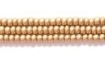 Image Seed Beads Czech Seed size 11 light gold metallic