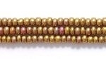 Image Seed Beads Czech Seed size 11 bronze opaque silk