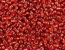 Image Seed Beads Miyuki Seed size 15 flame red silver lined