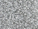 Image Seed Beads Miyuki Seed size 15 sparkle silver grey color lined