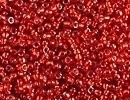 Image Seed Beads Miyuki Seed size 15 red (dyed) silver lined