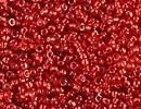Image Seed Beads Miyuki Seed size 15 red (dyed) silver lined